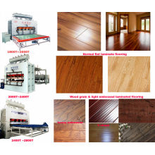 12 mm Lamianted flooring making machine / melamine floor board production machinery